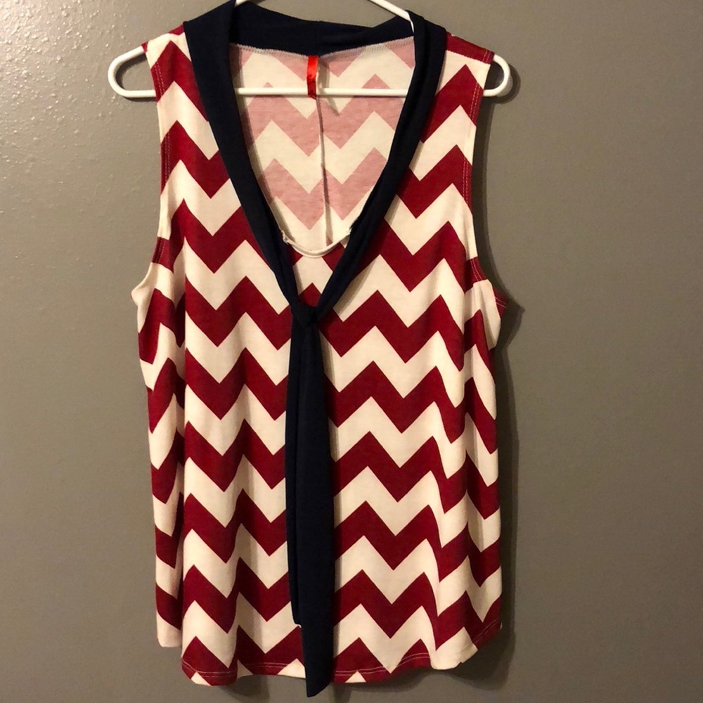 Sleeveless summer top